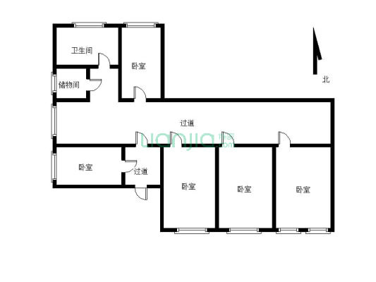 松山区高铁站前二楼三楼两层一切出售（可商用）-户型图