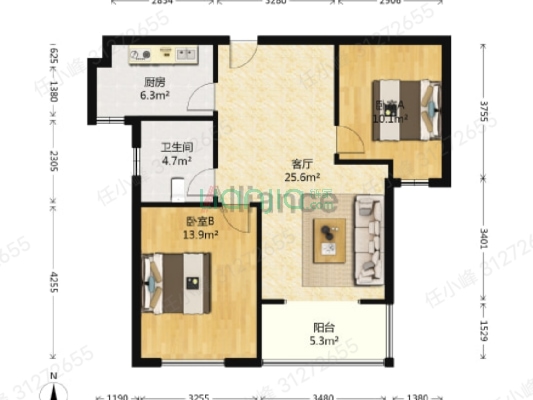 优质的社区规划，让生活无实现高品质生活忧，-户型图