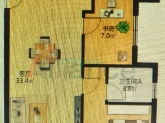 此房有本，南北通透，毛坯交付，随心装修，好楼层-户型图
