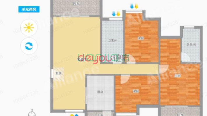 西彩石安置房东区二手房实景图