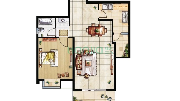 宝龙城市广场公寓南区二手房实景图