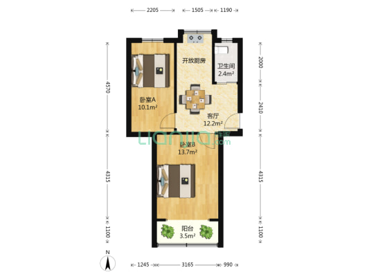 珠江路 诚心出售 看房提前预约 地铁口 新街口-户型图
