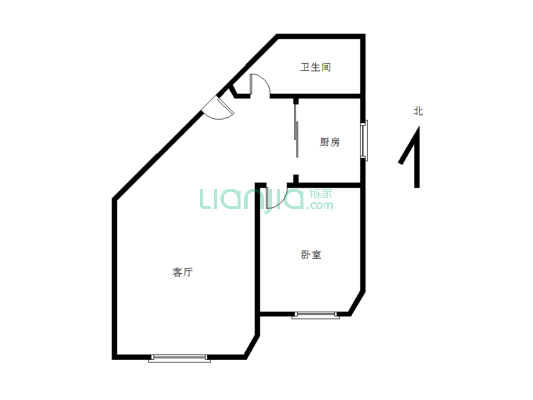 亚兴国际公寓 小面积公寓 70年产权-户型图