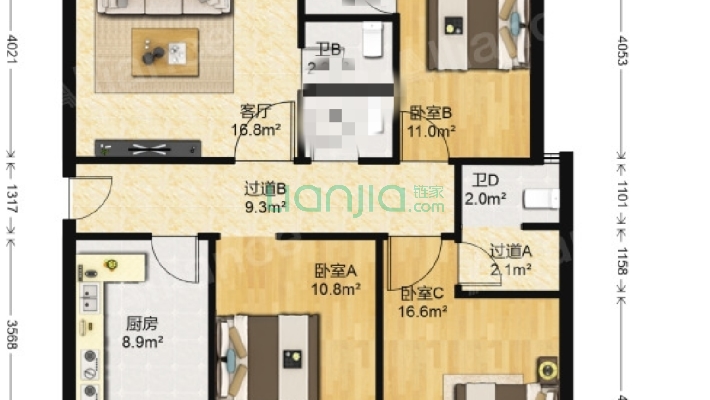 西源鑫大厦二手房实景图