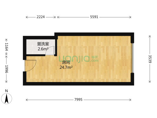 人民公园 西府少城 跃层户型 精装修 东南朝向