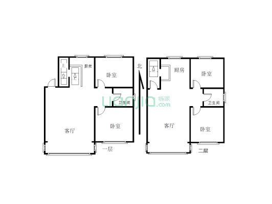 出售 金灿家园2期 3-1-1-2 98.00m²-户型图