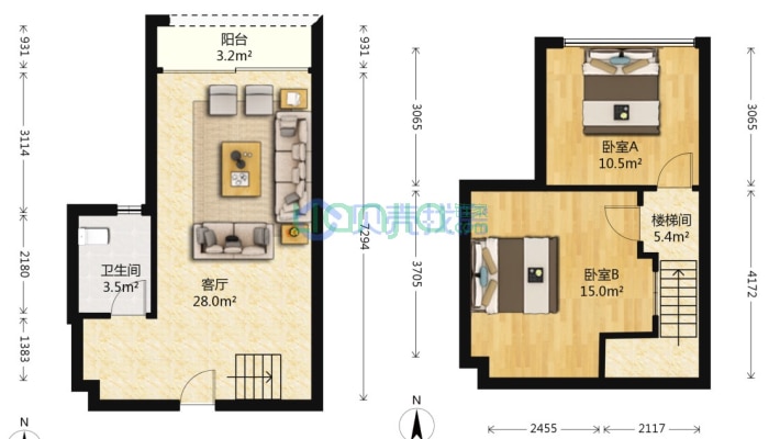 龙成国际二手房实景图