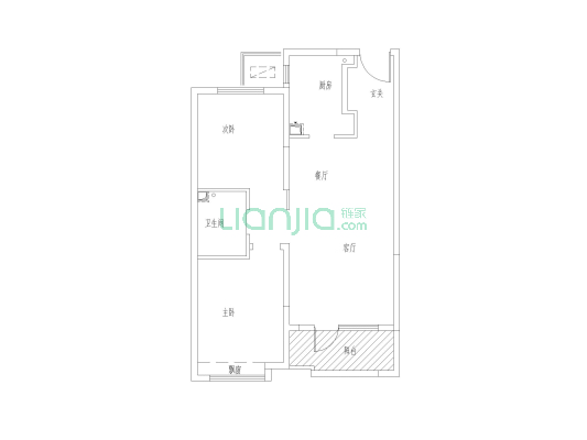 社区规模大 绿化高 居住舒适度高 北京公交直达小区-户型图