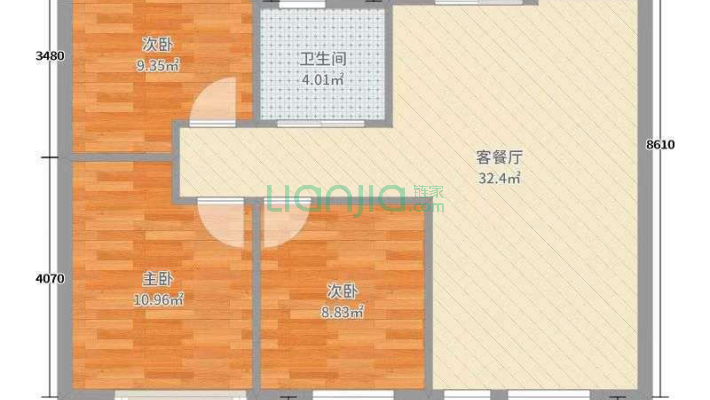 前进中心校家属楼二手房实景图