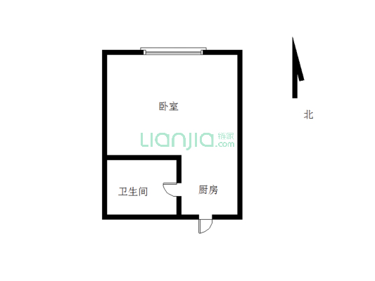 香格里拉住宅，小面积一室，精装修，可以贷款-户型图