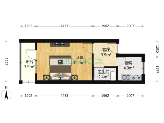 宝德里 1室1厅1卫 36平方