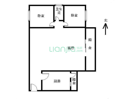 光大花园 2室2厅 东北