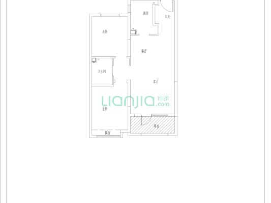 大社区 南北通透 好楼层 采光视野好 北京公交直达小区-户型图