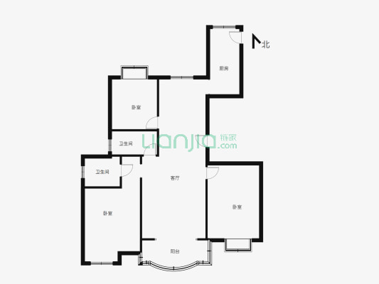 马德里春天  秦郡  经开万达  秦基一号院-户型图