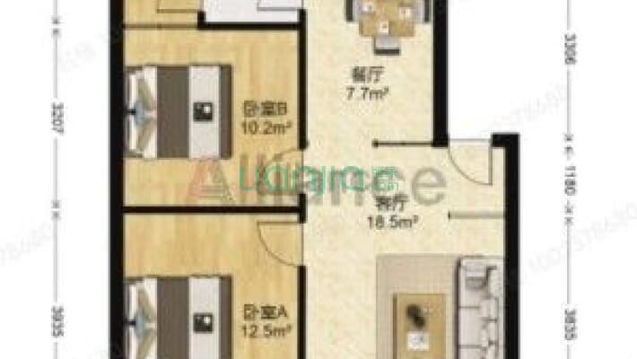 潍坊银行宿舍二手房实景图