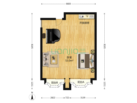 香山四季公馆 1室0厅0卫 71平方
