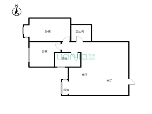 70年大产权，四中，南关，满五唯一-户型图
