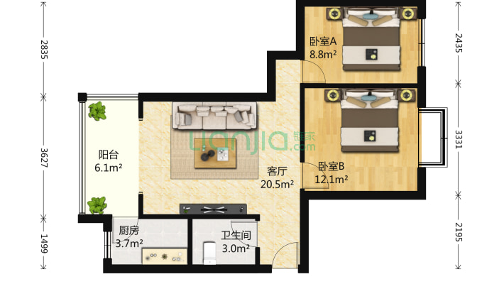 金海岸二手房实景图