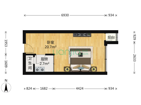 凌云阁户型图图片