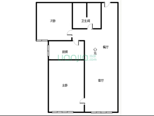 房子是新楼盘的房子，位置好，交通方便，北京通勤必备-户型图