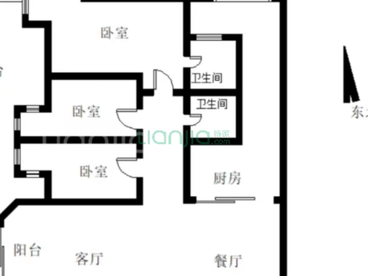 上江北 五粮液厂 和兴花苑 电梯房 电梯房 急售-户型图