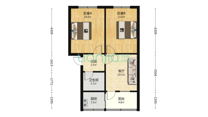 前桶巷二手房实景图