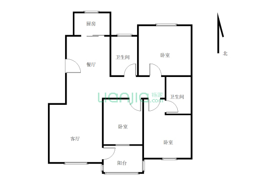 优质房源琴剑花园电梯房居住舒适看房方便-户型图