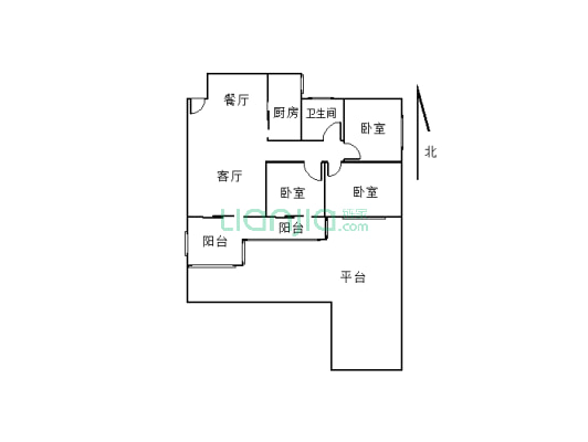 千田·新开元 3室2厅 南-户型图