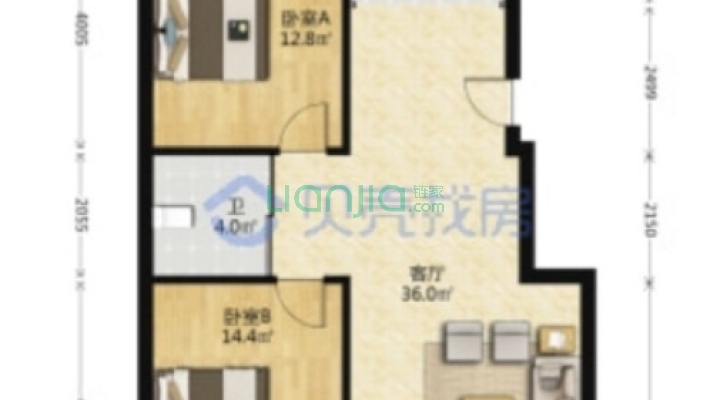 恒丰悦城一期二手房实景图