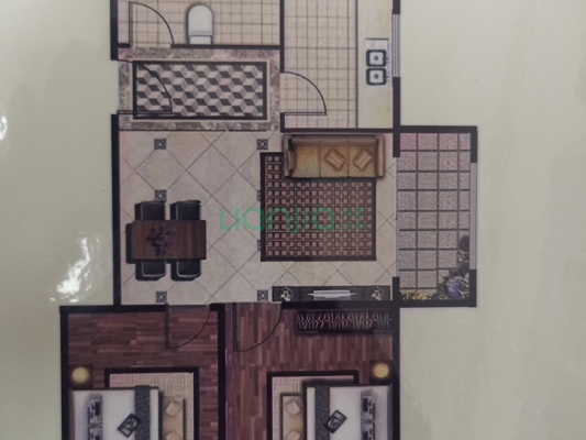 鹏渤印象城牛津花园 2室1厅 东北-户型图