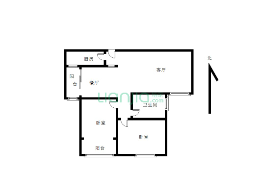 此房有证满，小区环境好是建业物业，物业管理严格。-户型图