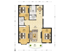 3室1厅2卫152㎡-大连海昌欣城户型图