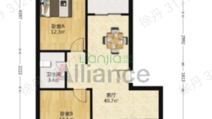 香江佳园二手房实景图