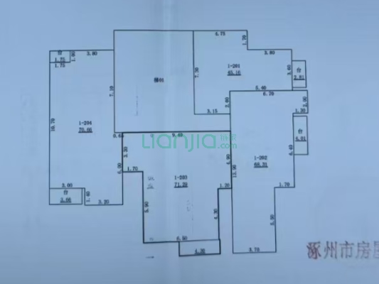 小区环境好，人车分流，居住舒适，出行方便-户型图