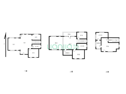 竹语堂 独栋别墅  带100多平小院 房本满五诚意出售-户型图