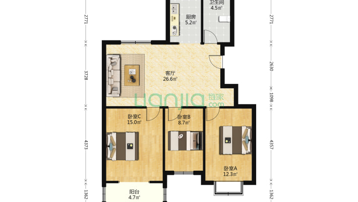 七里铺小区二手房实景图