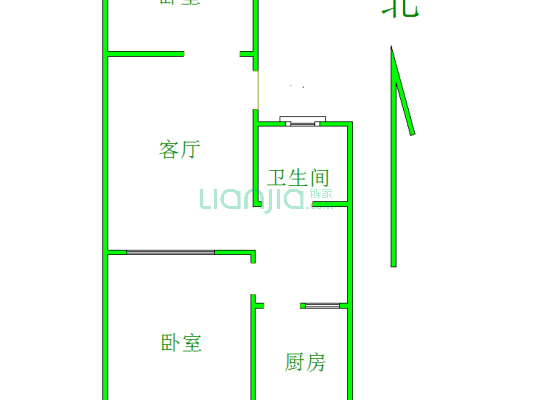 钟楼 大润发 东风公园 中华小区 瓷砖房 老本 随时看-户型图