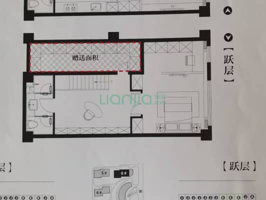 高新区一中旁边，图书馆，航站楼旁-户型图