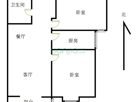 此房满五，自住标准，高楼层，小区集体供暖-户型图