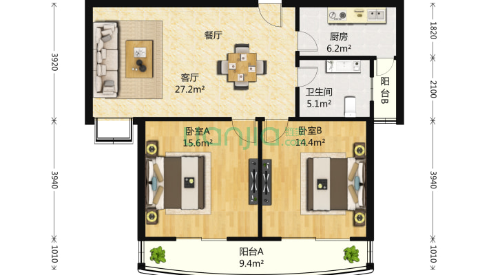 恒力锦沧花园二手房实景图