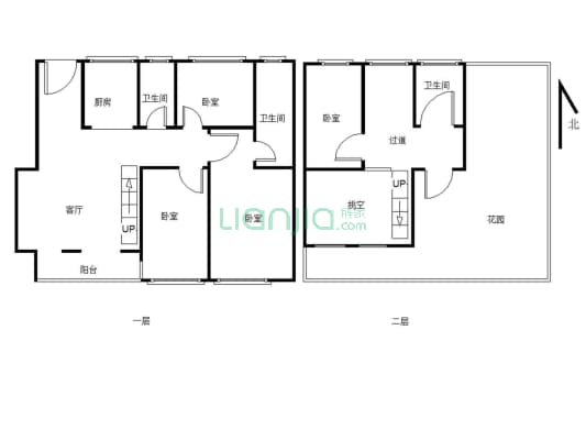 林溪天悦 洋房6+7复式 房东诚意出售，随时可以看房-户型图