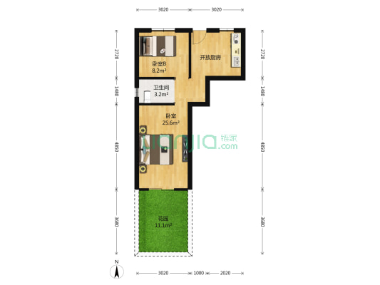 西塔弄40号 2室0厅1卫 70平方