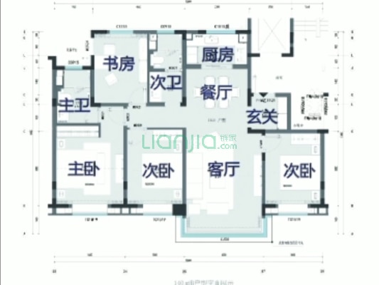 高新区中船涿州府，集中弄暖，央企大社区，全部精装修-户型图
