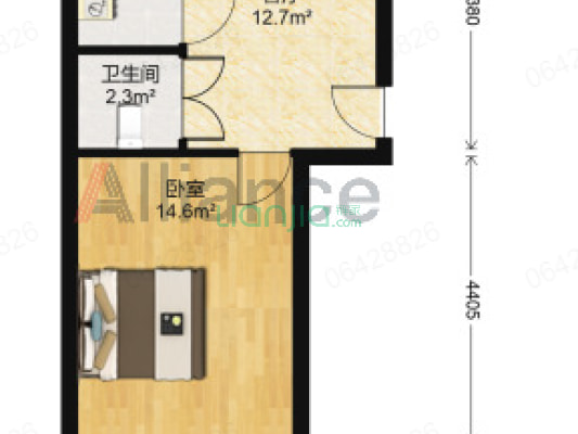 南北通透  楼层好 采光好  交通生活便利-户型图