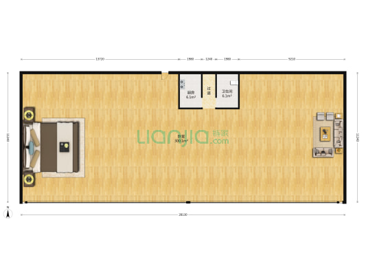 安信财富中心 1室0厅0卫 314平方