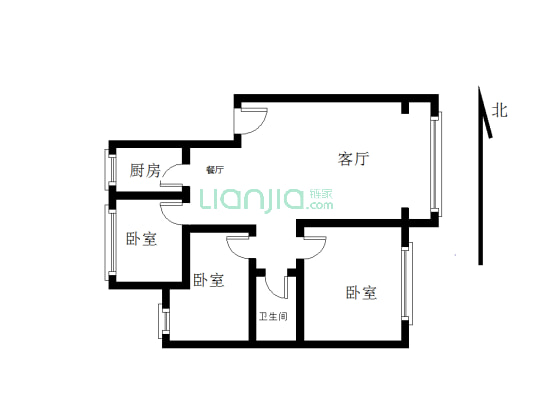 万福城三居 带地下室 普通装修 业主诚心出售-户型图