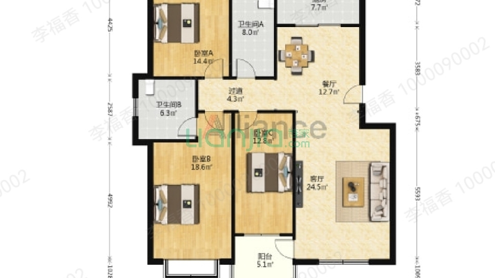 蓝天雅居2期二手房实景图