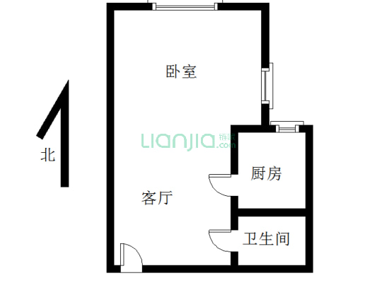 房本满二税费低 中间层 采光好 拎包入住-户型图