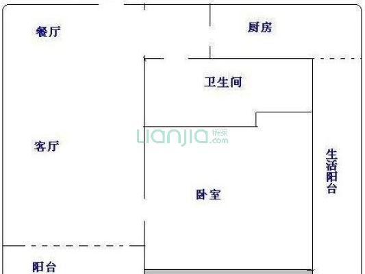 新世纪领居 精装一房一厅带租约出售