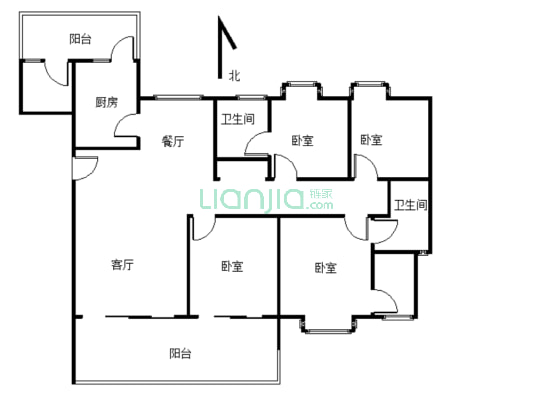 南苑小区b区 4室2厅 620万